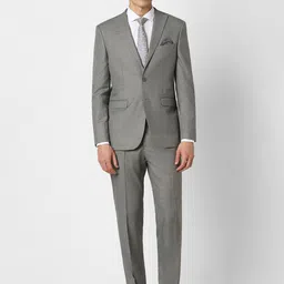 Peter England Elite Single-Breasted Slim Fit Formal 2-Piece Suit-picture-22