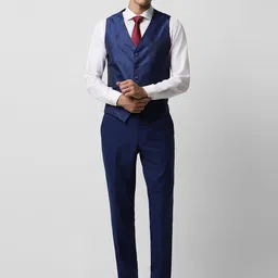 Van Heusen Slim-Fit Single-Breasted Three-Piece Formal Suit-picture-48