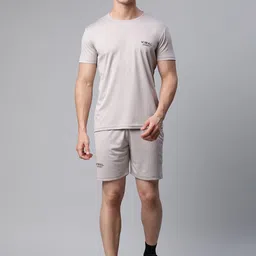 VIMAL JONNEY Men Grey Solid Track Suit-image-4