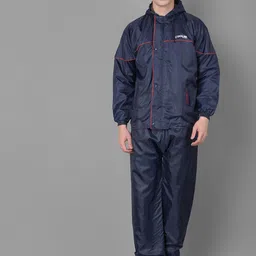 Dollar Adjustable Hood Reversible Rain Jacket-53