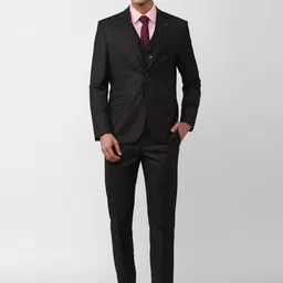 Van Heusen Checked Slim-Fit 2Piece Formal Suits-image-48