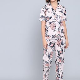 SANSKRUTIHOMES Women Printed Pure Cotton Night Suits-image-89