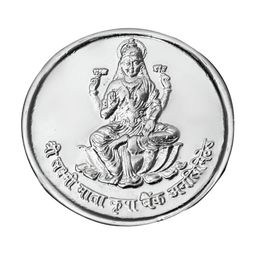Pray Everyday Silver Plated Laxmi Coin With Sri Suktam-image-70