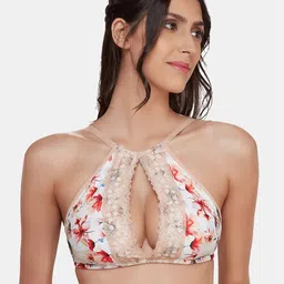 Inner Sense Peach-Coloured Printed Non-Wired Lightly Padded Sustainable Bralette Bra-picture-50