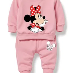 x2o Infants Set of 2 Minnie & Daisy Duck Graphic Printed Sweatshirt With Joggers image 2