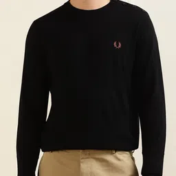 Fred Perry Round Neck Woollen Pullover-image-47