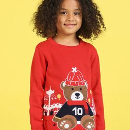 Nauti Nati Boys Graphic Printed Acrylic Pullover Sweater-image-28
