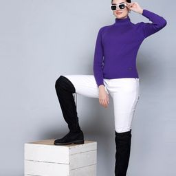 513 Turtle Neck Long Sleeve Ribbed Pullover Sweater-47