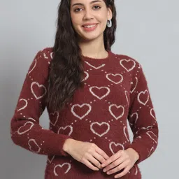 BROOWL Conversational Printed Wool Pullover-image-11