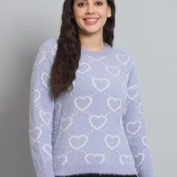 BROOWL Printed Woollen Pullover Sweater-image-12