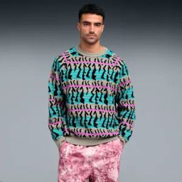 puma Men's Graphic Print Knit Sweater-picture-22