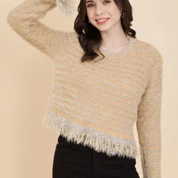 Chemistry Striped Woollen Pullover-image-50