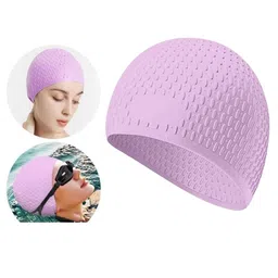 EL REGALO Women Textured Non-Slip Swim Cap-32