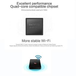 manycast Mini PC with DDR3 2 GB RAM 16 GB ROM, Android 10.0, RK3318 Quad-Core 64bit Cortex-A53, WiFi 2.4 Ghz, image 3