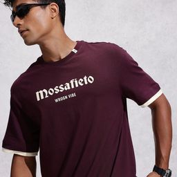 WROGN Typography Printed Drop-Shoulder Sleeves Pure Cotton T-shirt-image-51