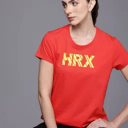 HRX by Hrithik Roshan Lifestyle Brand Logo Printed T-shirt-picture-48
