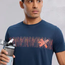 HRX by Hrithik Roshan Abstract Printed T-shirt-image-60