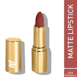MyGlamm Treasure IT Long-Wear Suede Matte Lipstick with Vitamin E 4.2g - Love Triangle-image-56