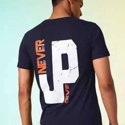 HRX by Hrithik Roshan Men Lifestyle Typography Printed Pure Cotton T-shirt-image-79