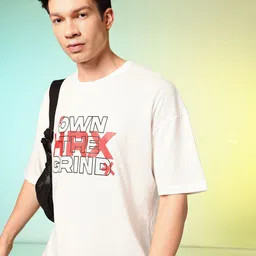 HRX by Hrithik Roshan Men Typography Printed Pure Cotton T-shirt-picture-16