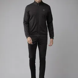Van Heusen Flex Men Full Sleeves Track Jacket And Mid-Rise Track Pant-image-90