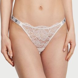 Victoria's Secret Very Sexy Shine Strap Flora Lace Low-Rise Thong Briefs-image-85