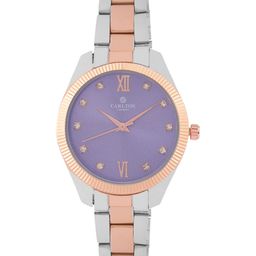 Carlton London Women Brass Dial & Straps Analogue Watch CLBRTPRP-image-34