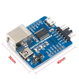 3-in-1 FT232RL USB to Serial Module USB / MINI / Micro to UART image 3