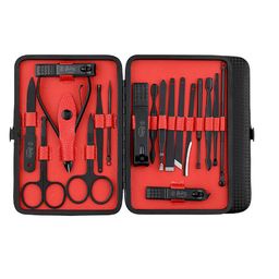 Beaute Secrets 18 in 1 Manicure & Pedicure Kit with Leather Travel Case-image-41