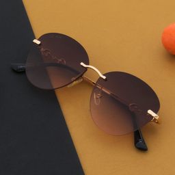 Ted Smith Women  Aviator Sunglasses with UV Protected Lens TSS-SHORSY_C6-Brown-image-50