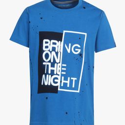 Monte Carlo Boys Blue Printed Round Neck T-shirt-image-50