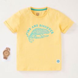 Ed-a-Mamma Boys Graphic Printed Cotton T-shirt-image-94