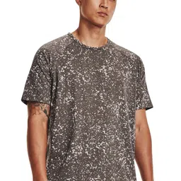 UNDER ARMOUR Abstract Printed Slim Fit Meridian Short Sleeves Training T-Shirt-image-62