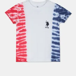 U.S. Polo Assn. Kids Girls Tie and Dyed T-shirt-image-5