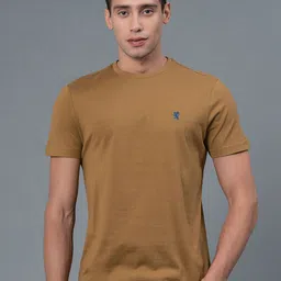 Red Tape Round Neck Short Sleeve Pure Cotton T-shirt-image-77