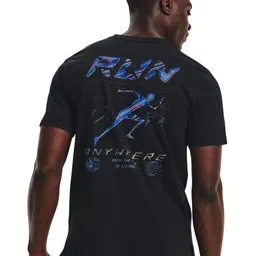 UNDER ARMOUR Run Anywhere v2 Typography Printed Detail Short Sleeves T-Shirt-image-4