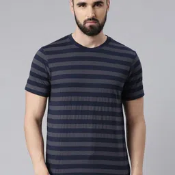 Force NXT Men Striped Super Combed Cotton T-shirt-image-38