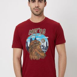 Mufti Graphic Printed Slim Fit Pure Cotton T-Shirt-picture-9