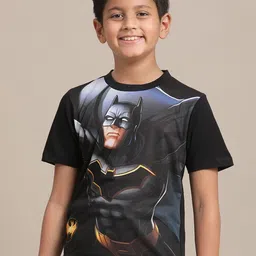 Kids Ville Boys Batman Printed Pure Cotton T-Shirt-14