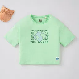 Ed-a-Mamma Girls Typography Printed T-shirt-image-51