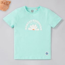 Ed-a-Mamma Girls Round Neck Typography Printed Cotton T-shirt-image-28