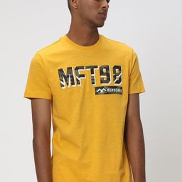 Mufti Typography Printed Slim Fit Pure Cotton T-shirt-picture-22