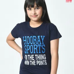 BAESD Girls Typography 2 Printed Applique T-shirt-picture-15