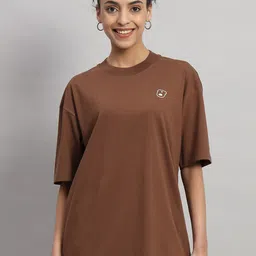 GRIFFEL Round Neck Oversized T-shirt-image-95