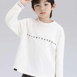 LULU & SKY Boys High Neck Applique T-shirt-image-47