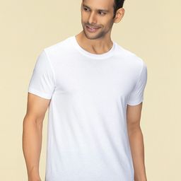 XYXX Men White Pace Intellieaze Cotton Crew Neck T-shirt-image-6