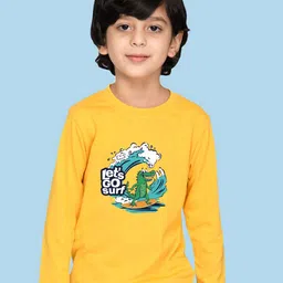 NUSYL Boys Graphic Printed Round Neck Cotton Lightweight T-Shirt-picture-12