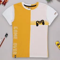 3PIN Boys Colourblocked Cotton T-Shirt-image-14
