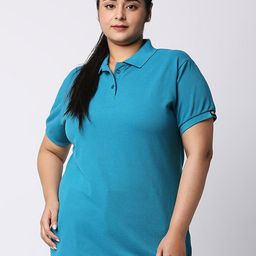 Wear Your Opinion Plus Size Polo Collar Cotton T-shirt-picture-49