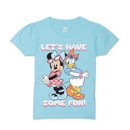 Wear Your Mind Girls Minnie & Daisy Printed Knitted Pure Cotton T-Shirt-image-89